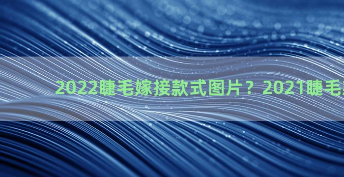 2022睫毛嫁接款式图片？2021睫毛款式图片