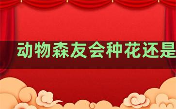 动物森友会种花还是种树